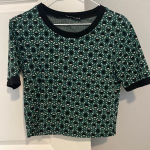Zara geometric top!